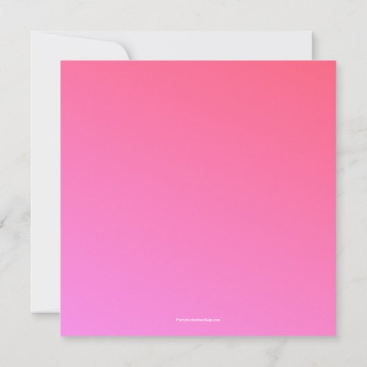 Brunch en Bubble Roze Vrijgezellenfeest Kaart (Achterkant)