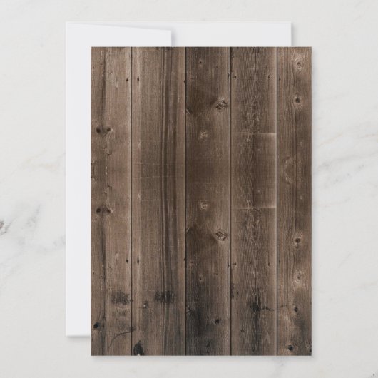 Brunch en Bubble Rustic Floral Vrijgezellenfeest Kaart (Achterkant)