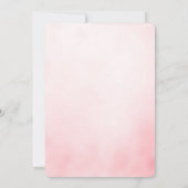 Brunch en Bubble Vrijgezellenfeest Glitter Invitat Kaart (Achterkant)