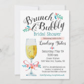 Brunch en Bubble Vrijgezellenfeest Kaart (Voorkant)