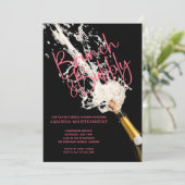 Brunch en Bubble Vrijgezellenfeest Kaart (Staand voorkant)