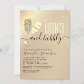 Brunch en Bubble Vrijgezellenfeest Kaart (Voorkant)