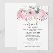 Brunch en Bubble Vrijgezellenfeest Kaart (Voorkant / Achterkant)