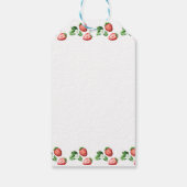 Brunch en Bubbly Aardbei & Champagne Dank u Cadeaulabel (Achterkant)