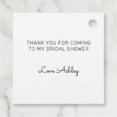 Brunch en Bubbly Aardbeien Liefde en Bedankt Bedankjes Labels (Achterkant)