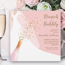 Brunch en Bubbly Blush Roze Vrijgezellenfeest