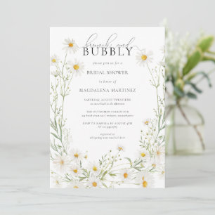 Brunch en Bubbly Boho Daisy Vrijgezellenfeest Kaart