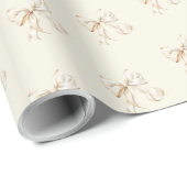 Brunch en Bubbly Champagne Bow Vrijgezellenfeest Cadeaupapier (Rol Hoek)