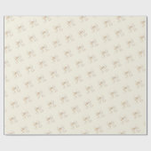 Brunch en Bubbly Champagne Bow Vrijgezellenfeest Cadeaupapier (Vlak)