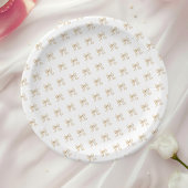 Brunch en Bubbly Champagne Bow Vrijgezellenfeest Papieren Bordje