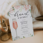 Brunch en Bubbly Champagne bruiloft brunch Kaart