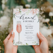 Brunch en Bubbly Champagne bruiloft brunch Kaart