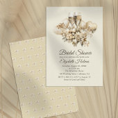 Brunch en Bubbly Champagne Flowers Vrijgezellenfee Kaart