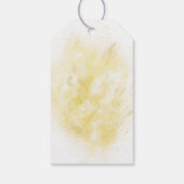 Brunch en Bubbly Champagne gouden Vrijgezellenfees Cadeaulabel (Achterkant)