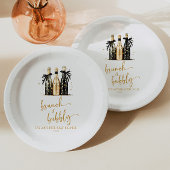 Brunch en Bubbly Champagne Verjaardag Brunch Party Papieren Bordje