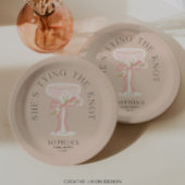 Brunch en Bubbly Champagne Vrijgezellenfeest Decor Papieren Bordje