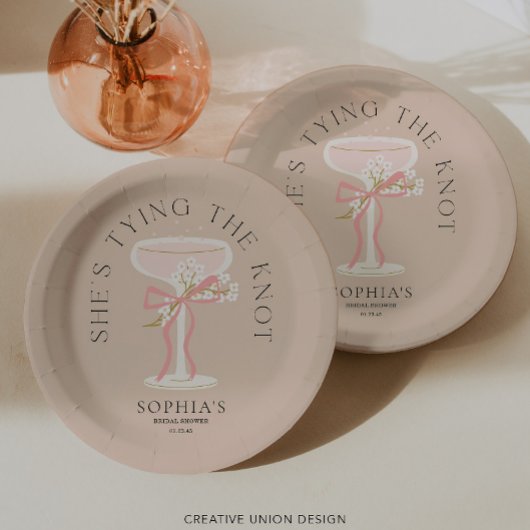 Brunch en Bubbly Champagne Vrijgezellenfeest Decor Papieren Bordje