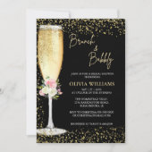 Brunch en Bubbly Champagne vrijgezellenfeest Kaart (Voorkant)