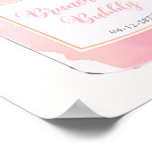 Brunch en Bubbly Champagne Vrijgezellenfeest Welko Poster (Hoek)