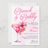 Brunch en Bubbly Champange Vrijgezellenfeest Kaart (Voorkant)