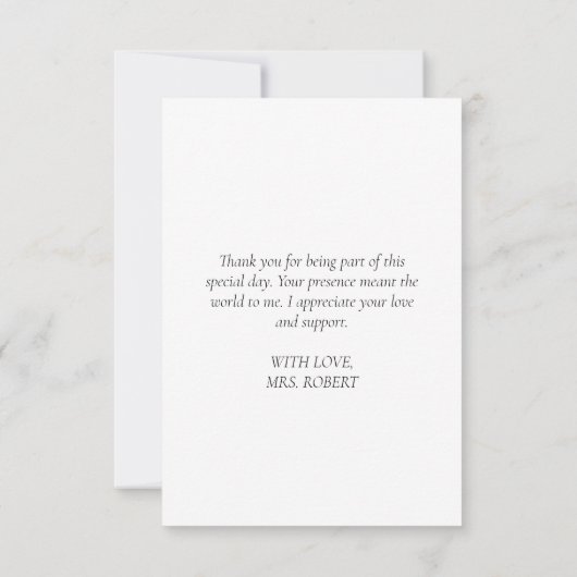 Brunch en Bubbly Christmas Vrijgezellenfeest Bedankkaart (Achterkant)