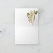 Brunch en Bubbly Elegant Vrijgezellenfeest Bedankkaart (Binnen)