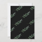 Brunch en Bubbly Eucalyptus Floral Vrijgezellenfee Kaart (Achterkant)