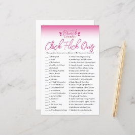 Brunch en Bubbly Galentines Chick Flick Game Quiz