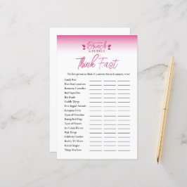 Brunch en Bubbly Galentines denken snel spel