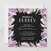 Brunch en Bubbly Magnolia Vrijgezellenfeest Kaart (Voorkant)