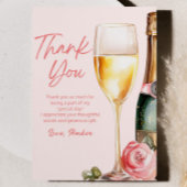 Brunch en Bubbly Mimosa Champagne Verjaardagsbrunc Bedankkaart