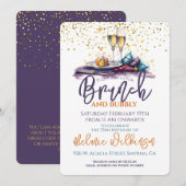 Brunch en Bubbly Verjaardagsfeest Kaart (Voorkant / Achterkant)