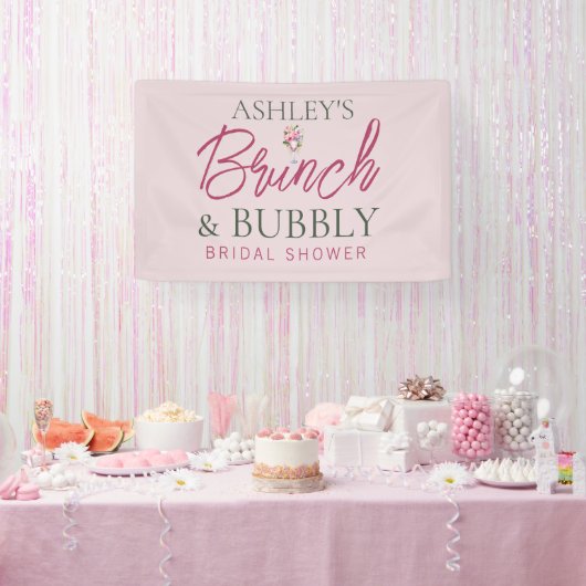 Brunch en Bubbly Vrijgezellenfeest Banner (Feest)