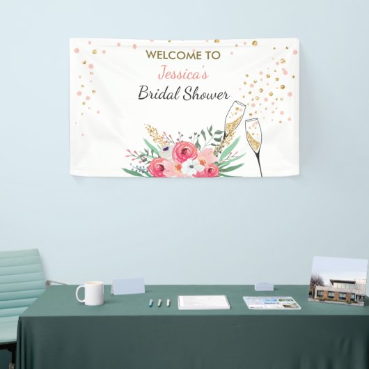 Brunch en bubbly Vrijgezellenfeest banner Champagn (Beurs)