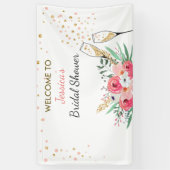 Brunch en bubbly Vrijgezellenfeest banner Champagn (Verticaal)