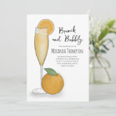 Brunch en Bubbly Vrijgezellenfeest op maat Kaart (Staand voorkant)