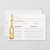 Brunch en Bubbly Vrijgezellenfeest Recept Kaart (Voorkant)