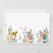 Brunch en Bubbly | Wildbloemen en champagne Kaart (Achterkant)