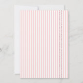 Brunch en Buig roze bubbels, harten en glitter Kaart (Achterkant)