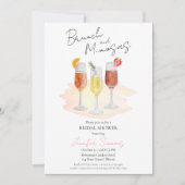 Brunch en Mimosas | Cocktails Vrijgezellenfeest Kaart (Voorkant)