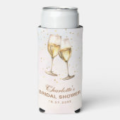 Brunch en Mousserende Champagne Bruidsdouche Seltzer Blikjeskoeler (Seltzer Voorkant)