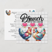 Brunch, enz. Uitnodiging (Voorkant / Achterkant)