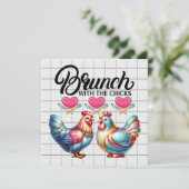 Brunch, enz. Uitnodiging (Staand voorkant)