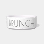 BRUNCH Feeding Bowl Voerbakje<br><div class="desc">Het enige wat beter is dan het opblazen van een yummy Sunday brunch trakteren,  is het eten in deze elegante kom!</div>