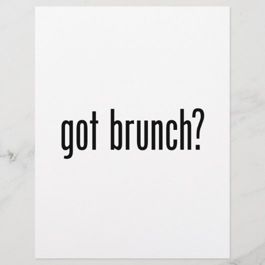 brunch flyer (Voorkant)