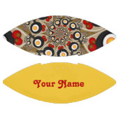 Brunch Fractal Art Funny Food, Tomaten, Eggs Name American Football (Panelen)