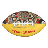 Brunch Fractal Art Funny Food, Tomaten, Eggs Name American Football (Voorkant)