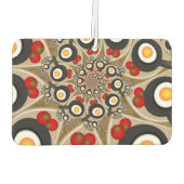 Brunch Fractal Art Funny Food, Tomaten, Eieren Luchtverfrisser (Achterkant)