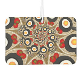 Brunch Fractal Art Funny Food, Tomaten, Eieren Luchtverfrisser