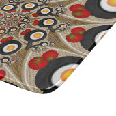 Brunch Fractal Art Funny Food, Tomaten, Eieren Snijplank (Hoek)